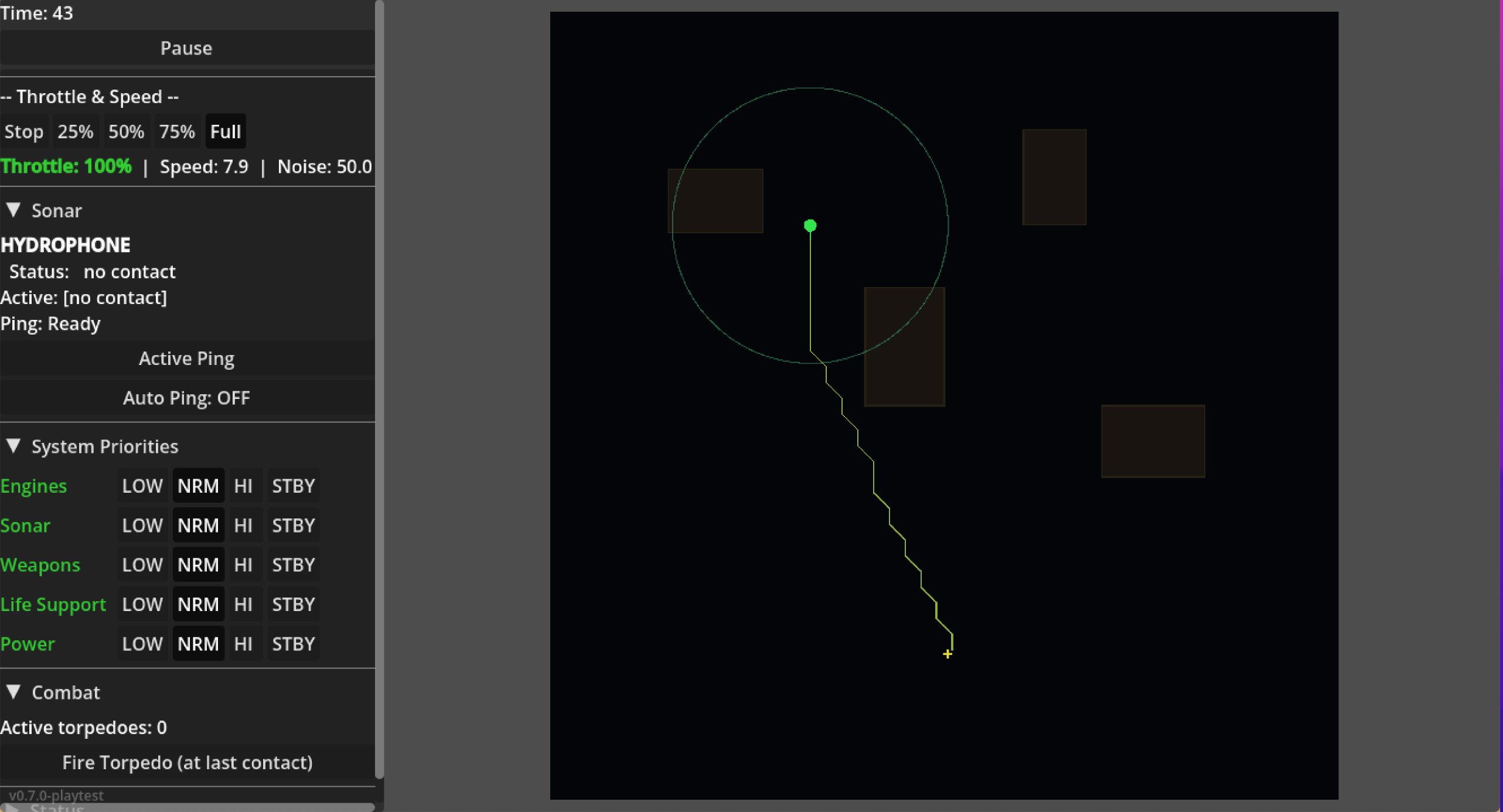 Silent Depths — Submarine pathing and navigation